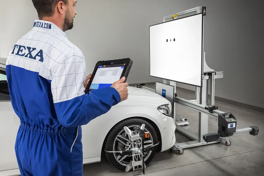 Technik pri kalibrácii asistenčných systémov