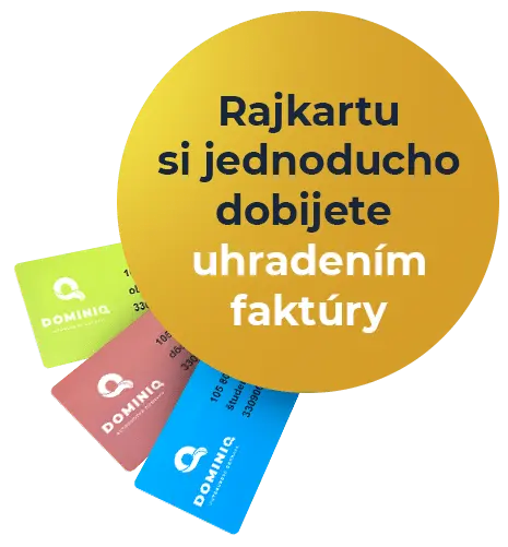Rajkarty – dobíjate jednoducho uhradením faktúry
