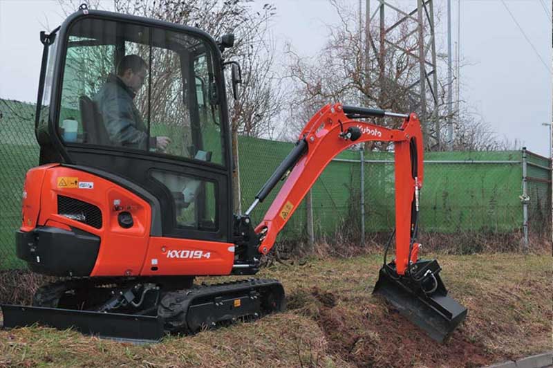 Minibager Kubota do úzkych priestorov