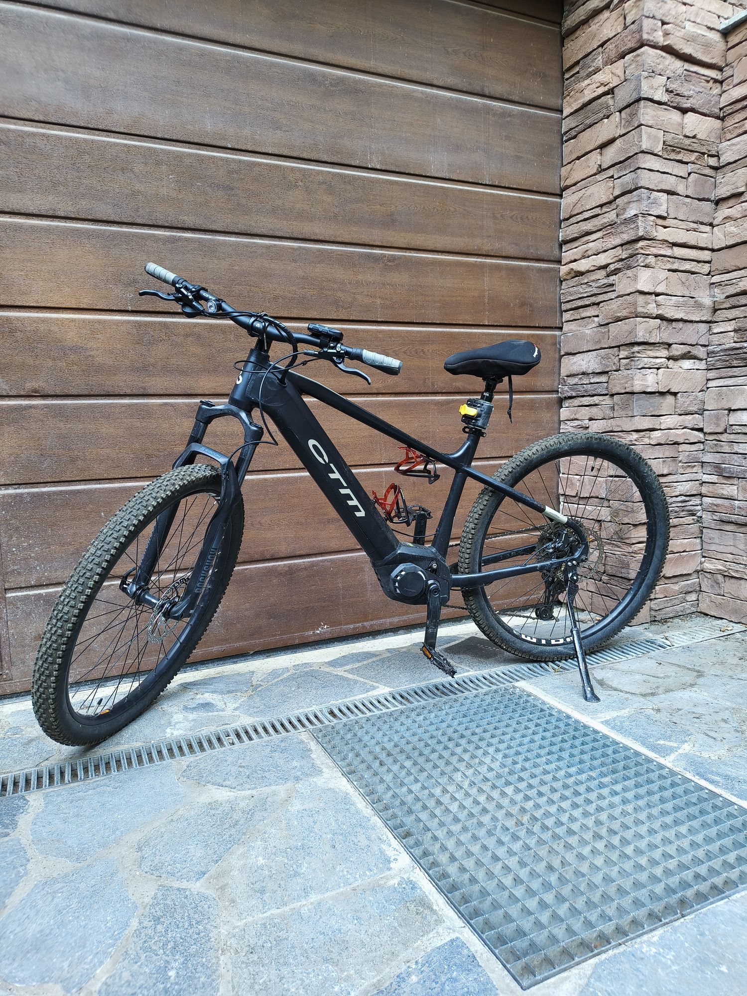 Bicykel pripravený na zameranie v centre mesta