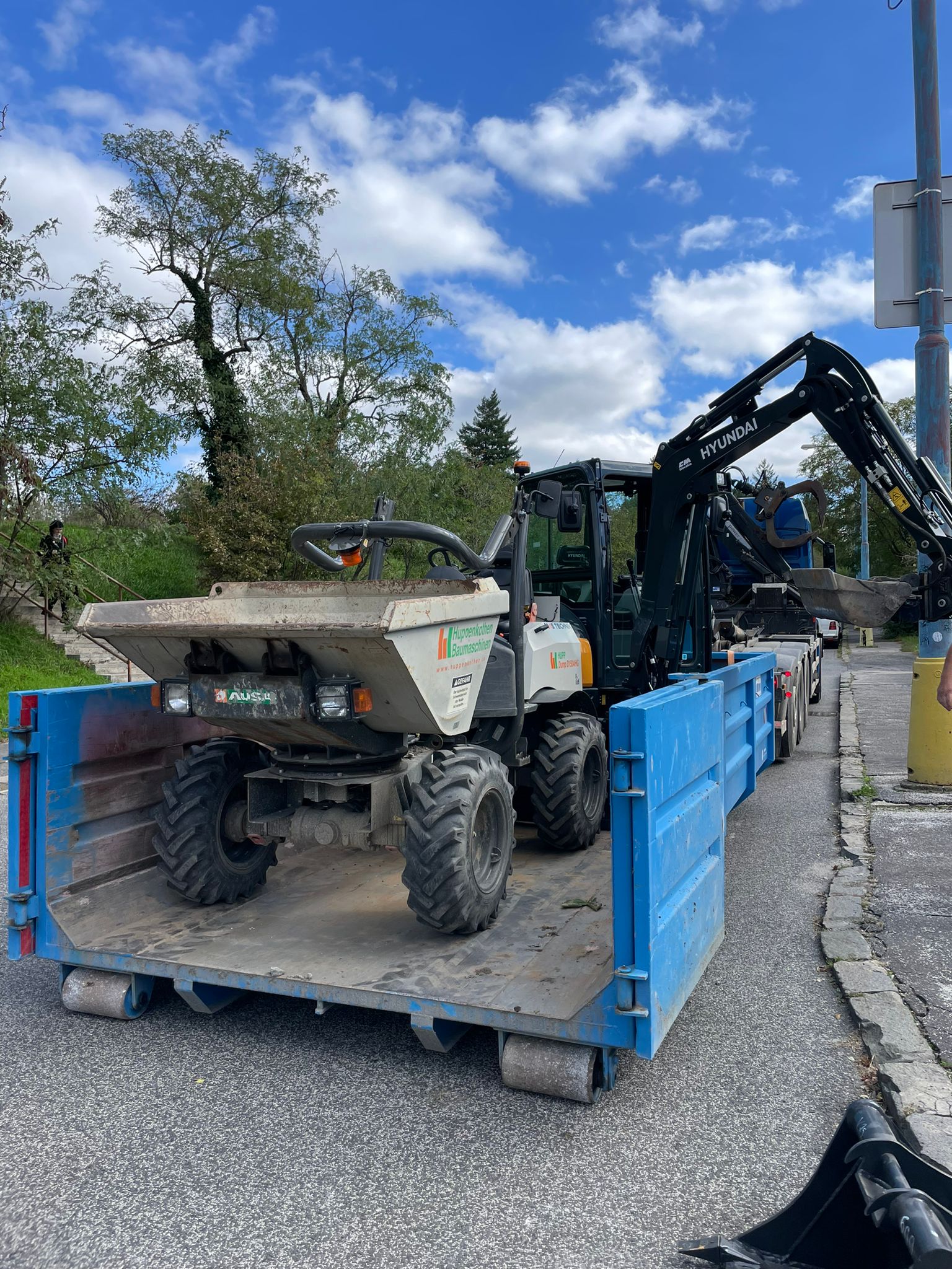 Nosič kontajnerov a dumper