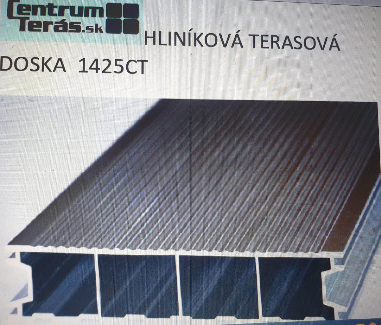 Hliníková terasová doska