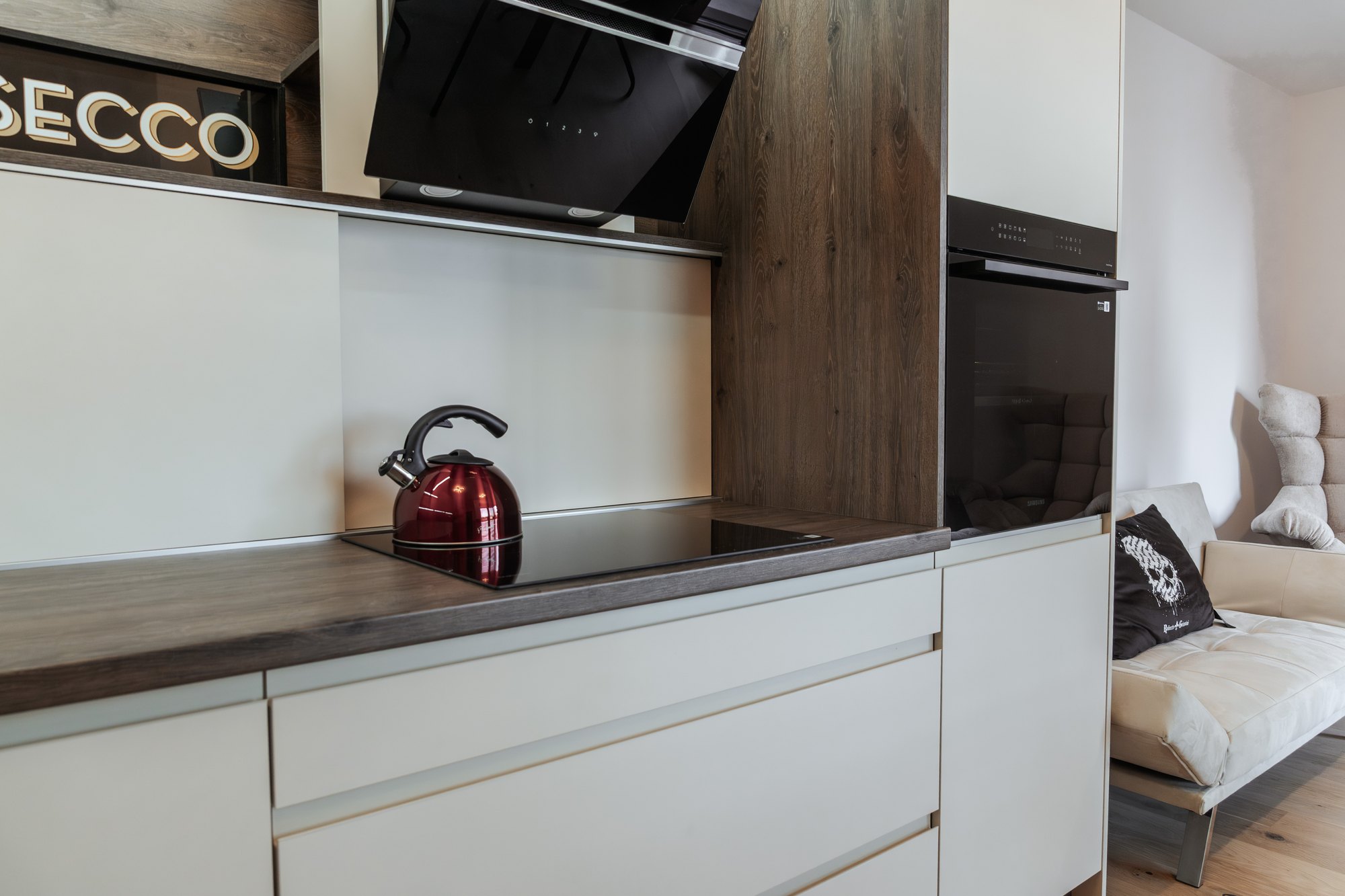 Kuchyňa Satin & Dub Davos hnedý — Bratislava – Zwirn — fotka 7