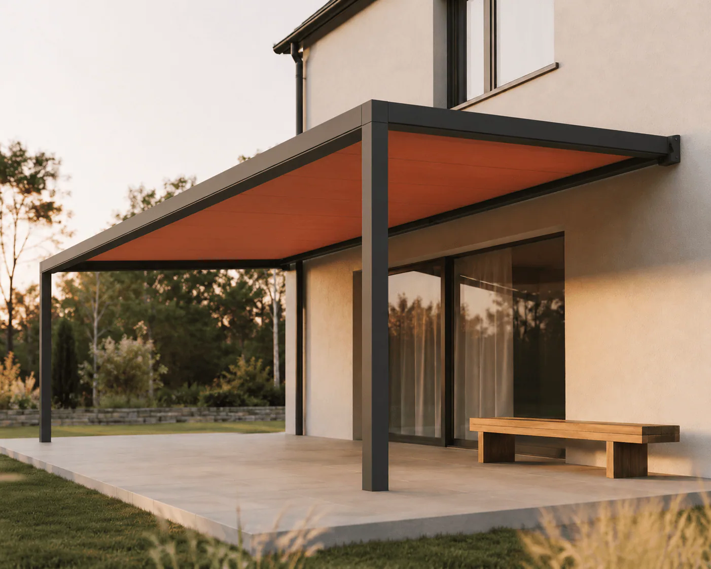 Pergola terracotta