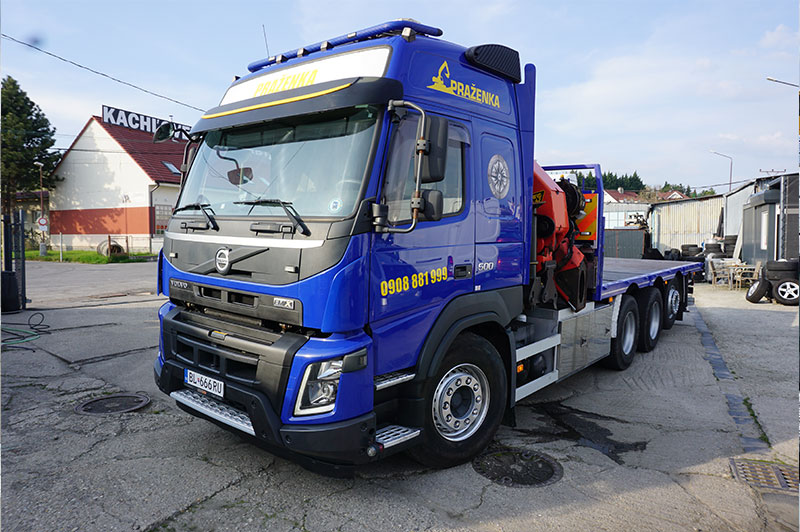 Volvo FMX 500 8×6 s hydraulickou rukou Palfinger PK42002SH